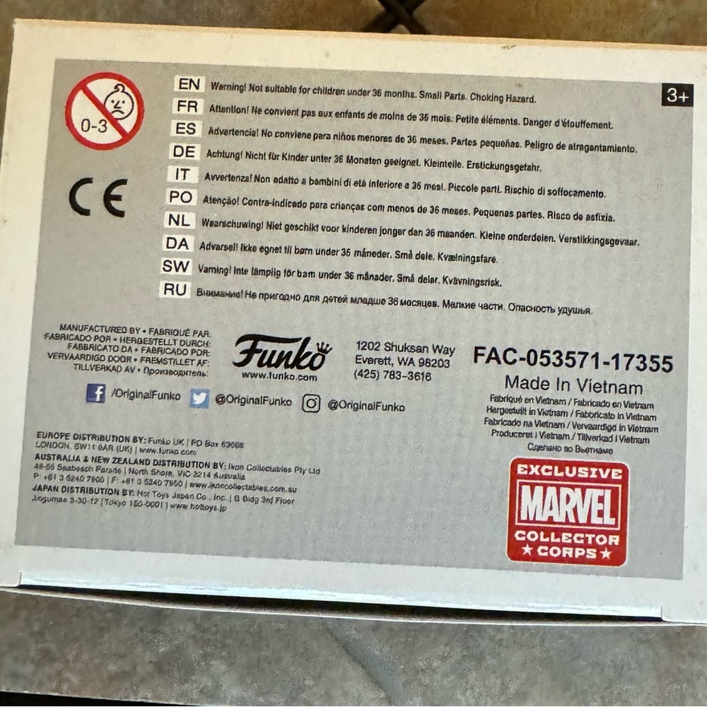 FUNKO POP! MARVEL SPIDERMAN RHINO #309 COLLECTOR CORPS EXCLUSIVE VAULTED… - Picture 5 of 6